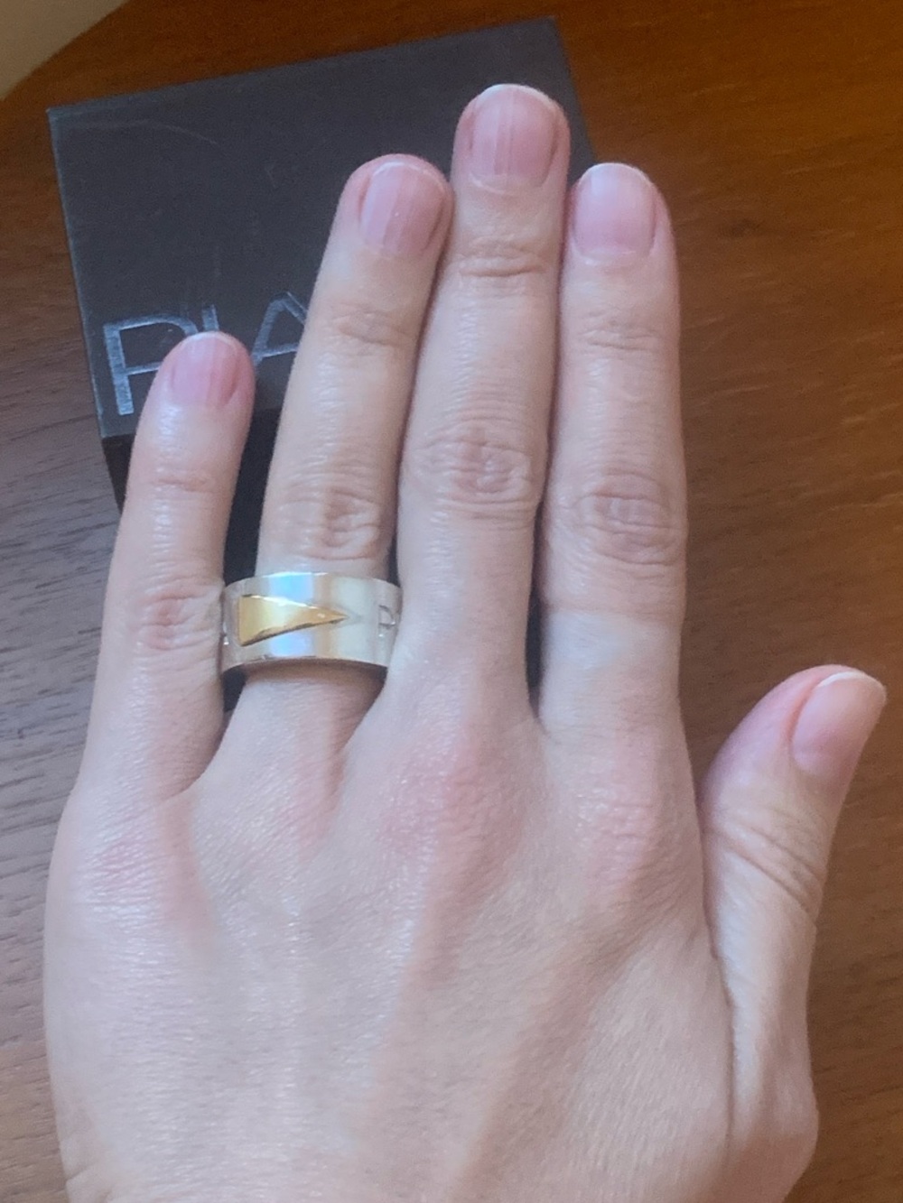 Pianegonda Lovesick Silver and 18k Gold Ring